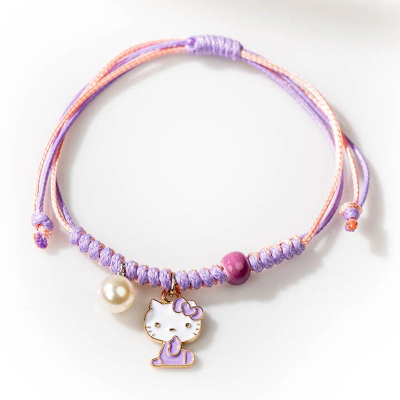 Cotton Lovely Pearl Cat Bracelet