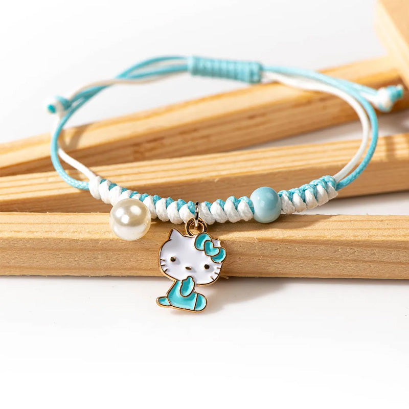 Cotton Lovely Pearl Cat Bracelet