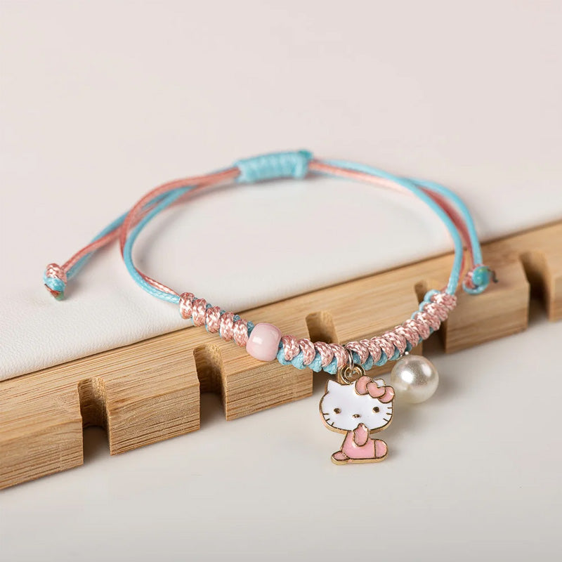 Cotton Lovely Pearl Cat Bracelet