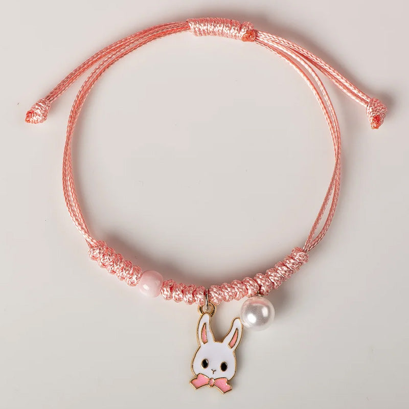 Cotton Cute Pearl Rabbit Bracelet
