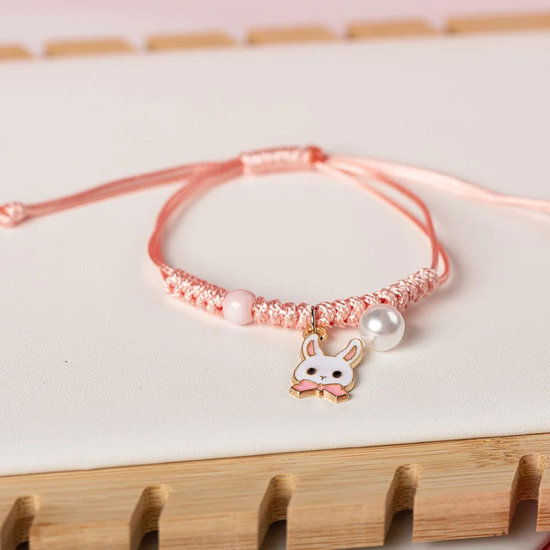 Cotton Cute Pearl Rabbit Bracelet