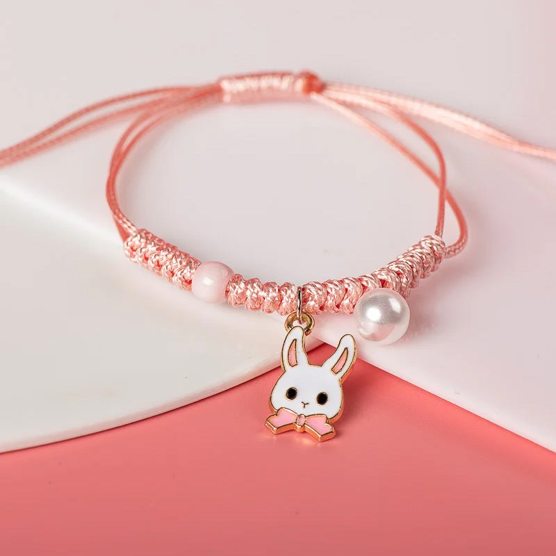 Cotton Cute Pearl Rabbit Bracelet