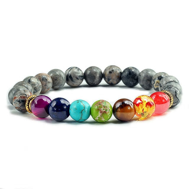 7 Chakras Healing Balance Elastic Bracelet - Various