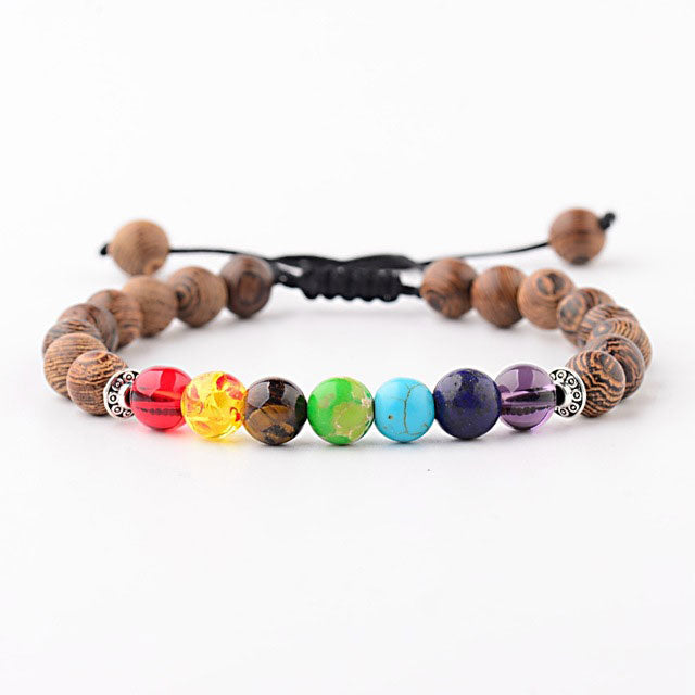7 Chakras Healing Balance Rope Bracelet - Various