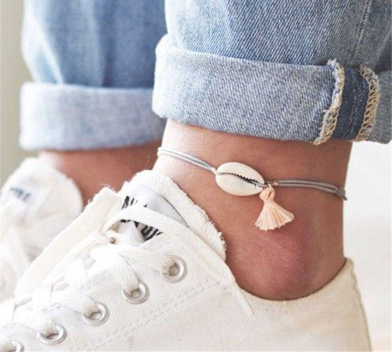Shell Rope Anklet