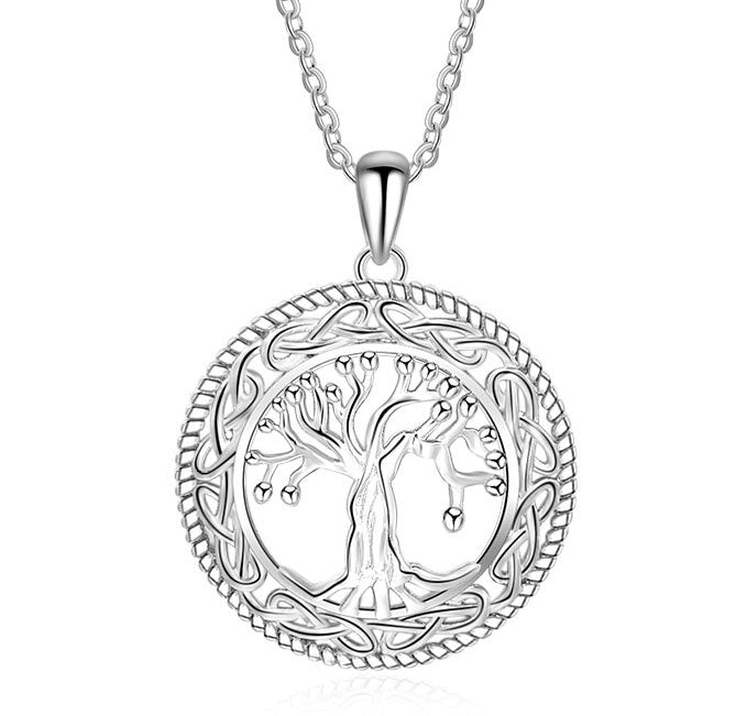 Sterling Silver Tree of Life Hypoallergenic Necklace