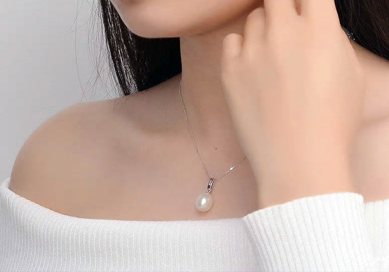 Sterling Silver Freshwater Pearl Hypoallergenic Necklace