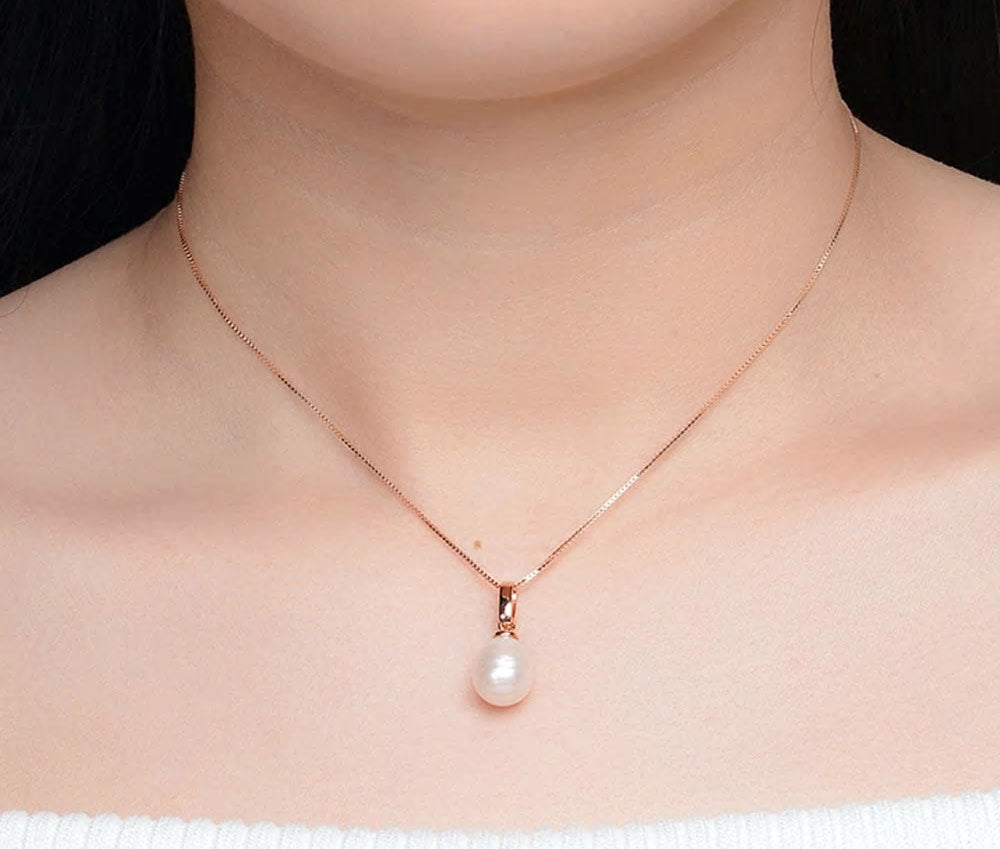 Sterling Silver Freshwater Pearl Hypoallergenic Necklace
