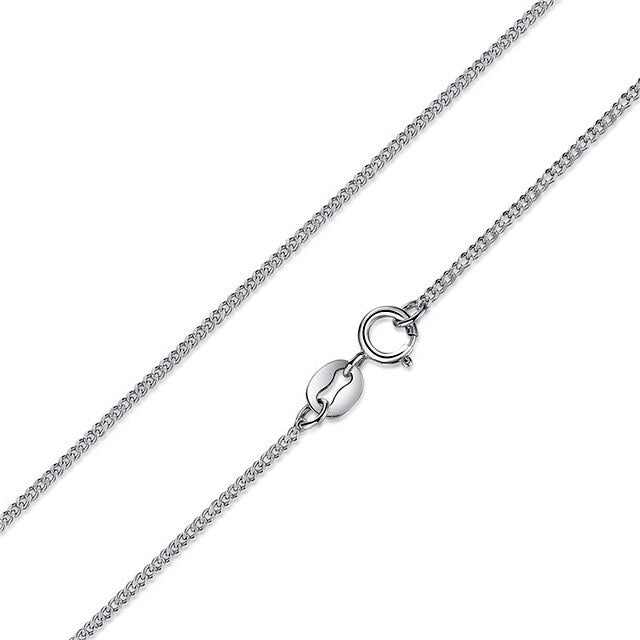 Sterling Silver Curb Chain Hypoallergenic Necklace
