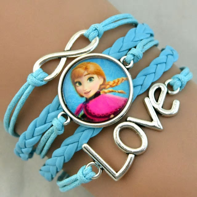 Girls Love Cartoon Bracelet - Various