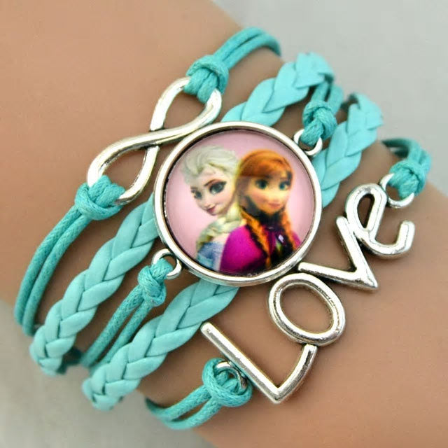 Girls Love Cartoon Bracelet - Various