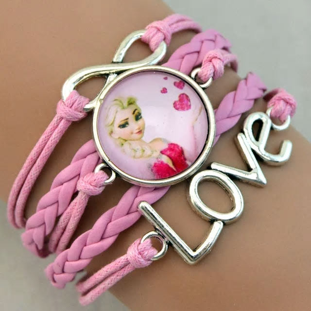 Girls Love Cartoon Bracelet - Various