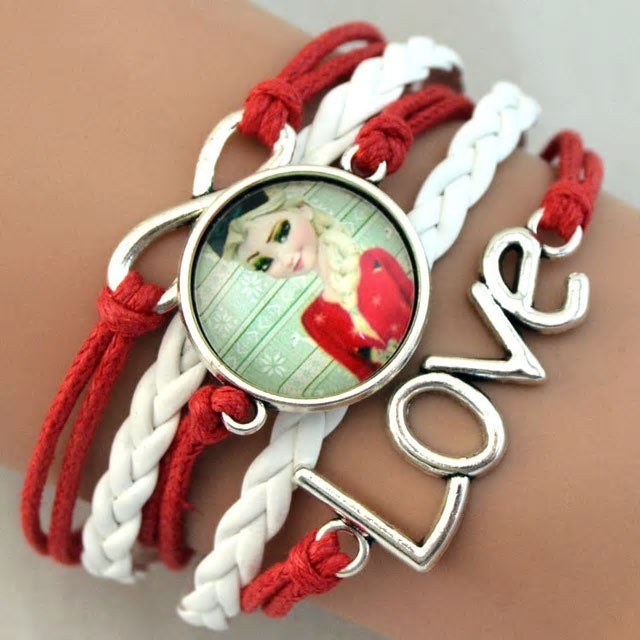 Girls Love Cartoon Bracelet - Various