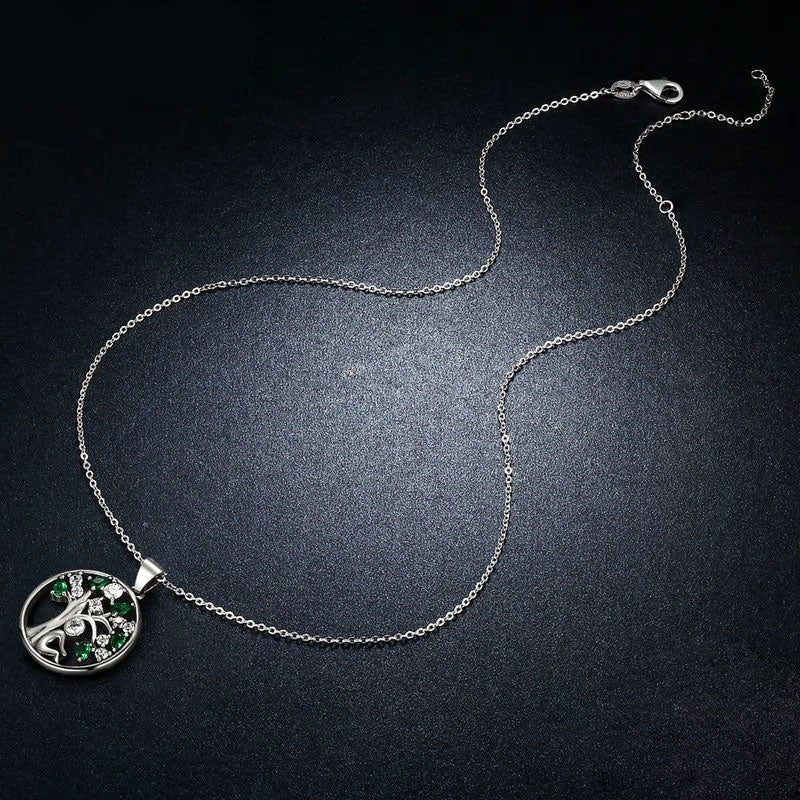 Sterling Silver Tree Of Life Hypoallergenic Necklace