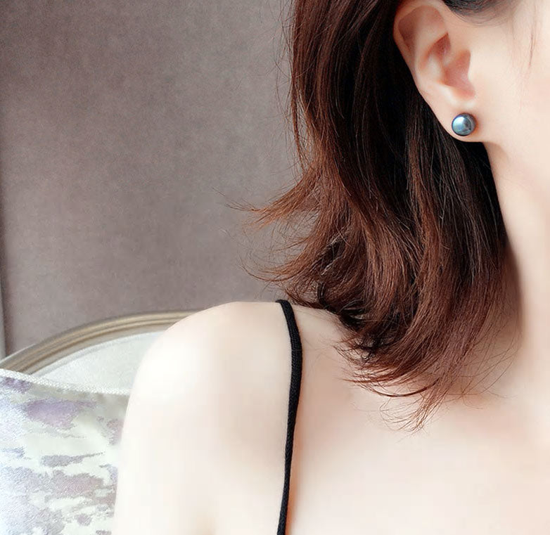 Sterling Silver Pearl Stud Hypoallergenic Earrings - Various