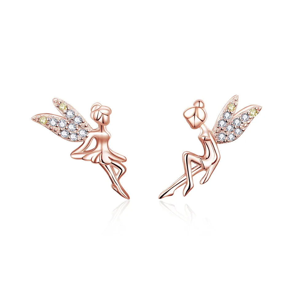 Sterling Silver Lucky Fairy Hypoallergenic Earrings