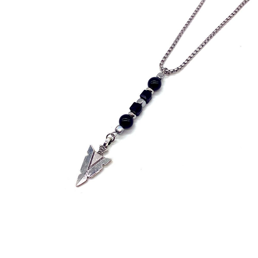 Stainless Steel Beaded Necklace - Various