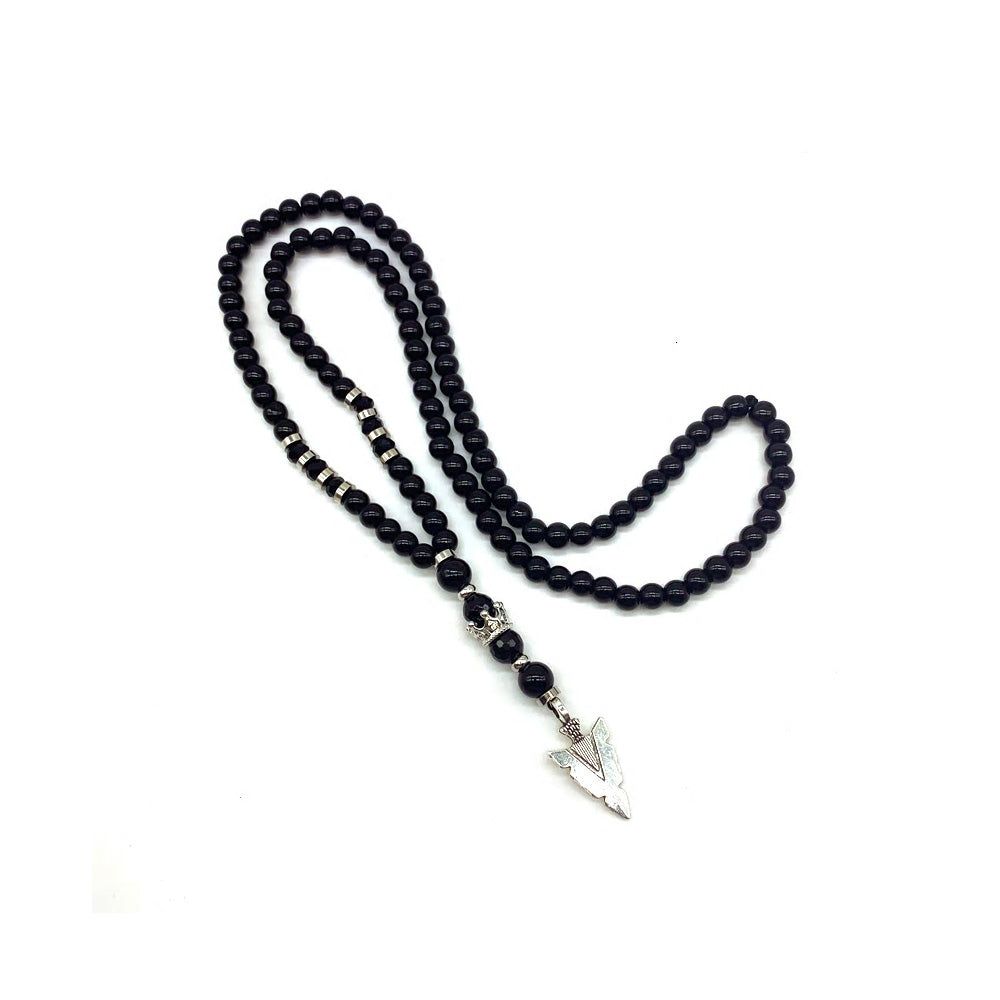 Beaded Geometric Necklace - Various