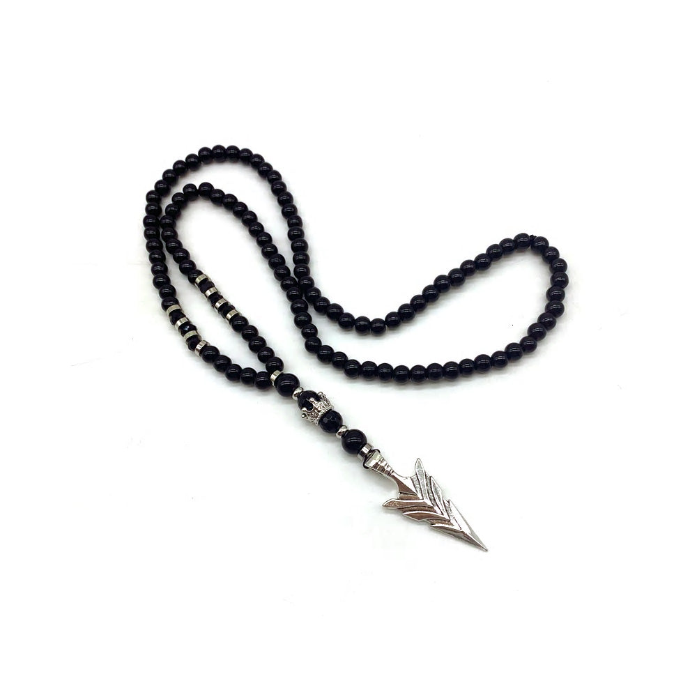 Beaded Geometric Necklace - Various