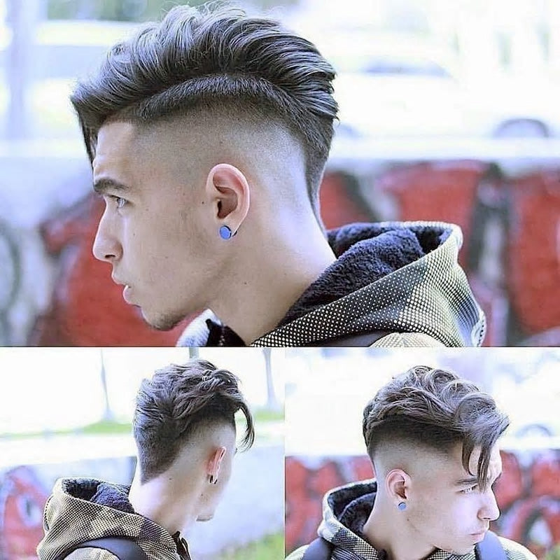 Stainless Steel Black Screw Stud Earrings