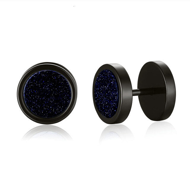 Stainless Steel Screw Stud Earrings