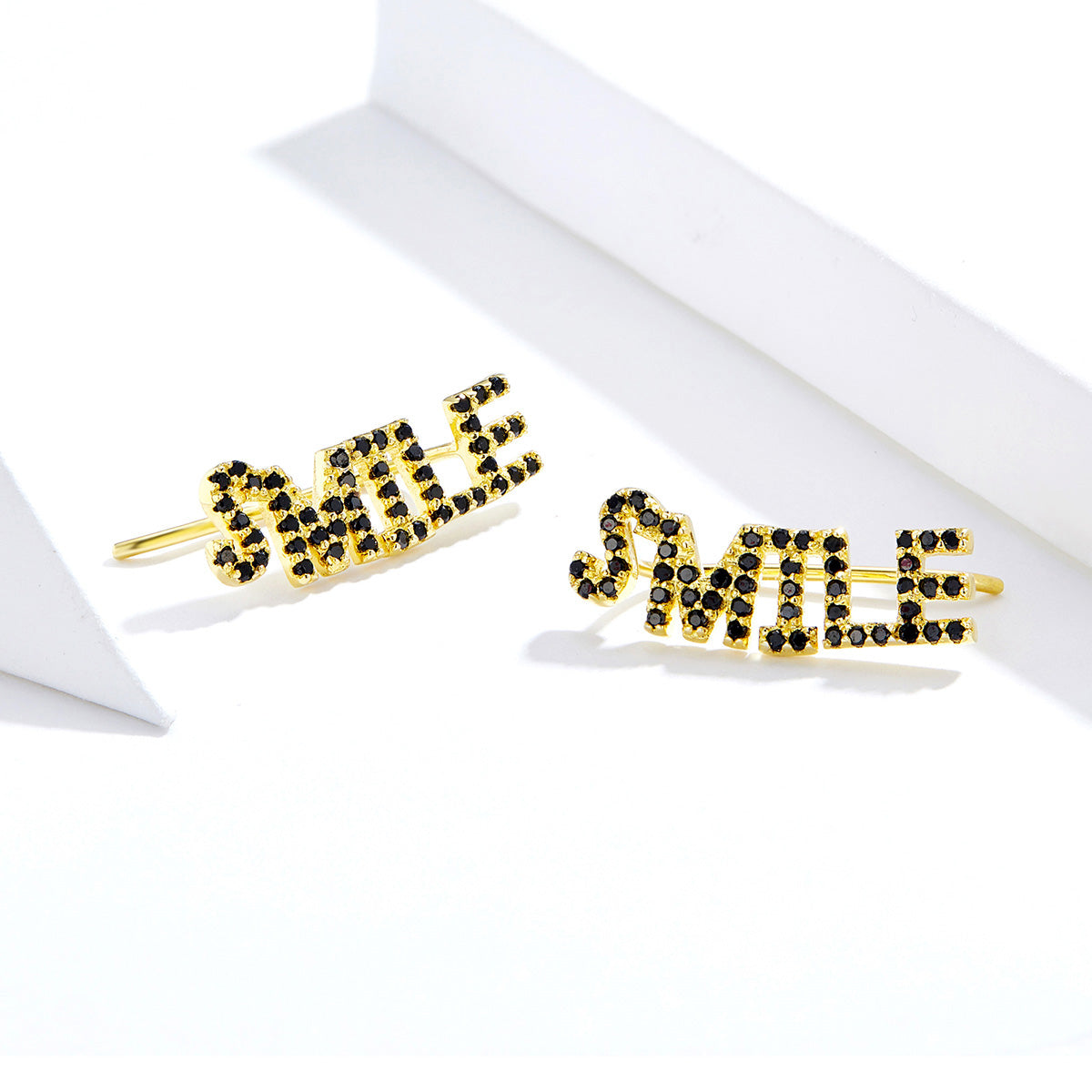 Sterling Silver Smile Hook Hypoallergenic Earrings