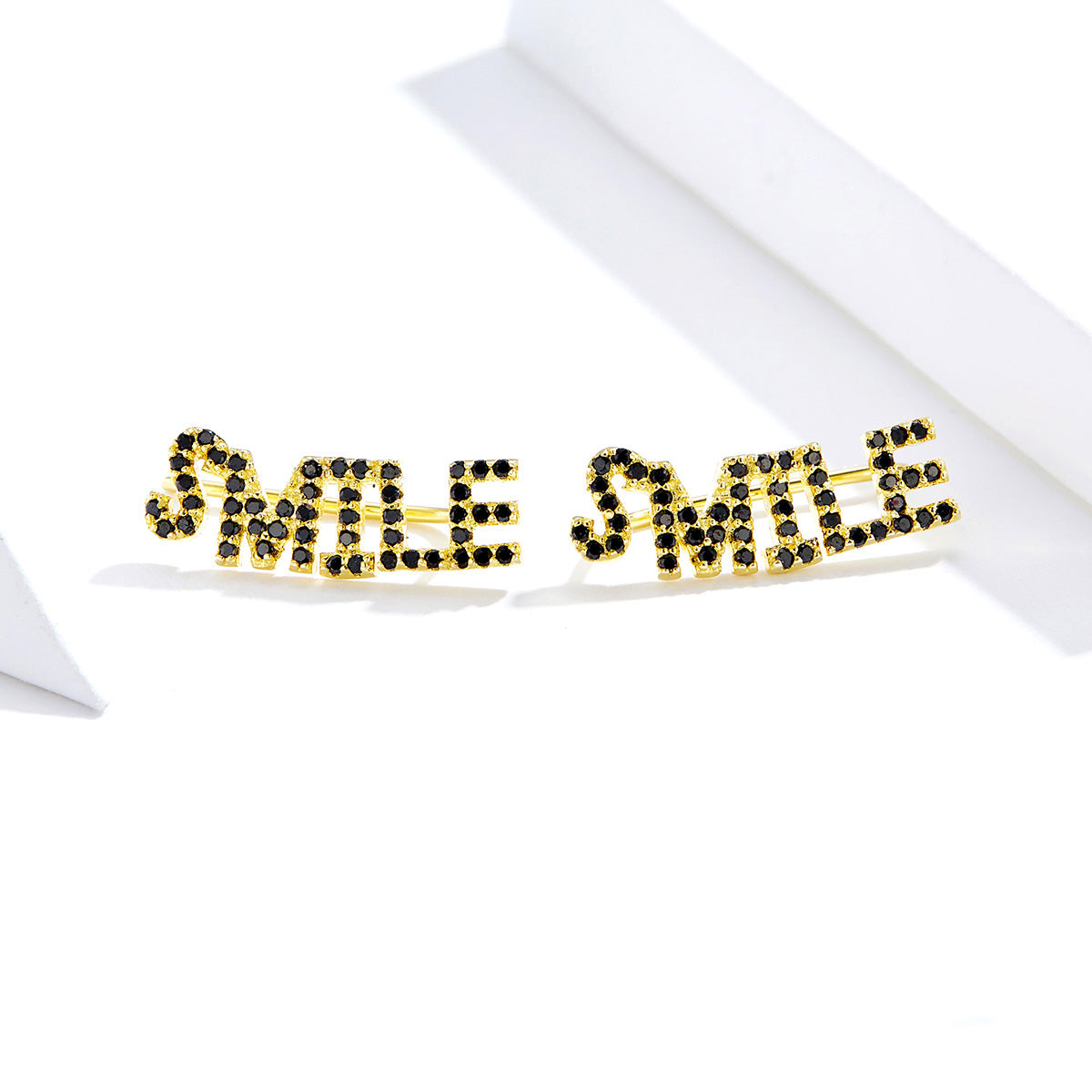 Sterling Silver Smile Hook Hypoallergenic Earrings