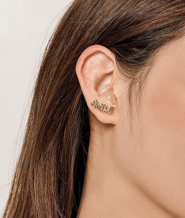 Sterling Silver Smile Hook Hypoallergenic Earrings