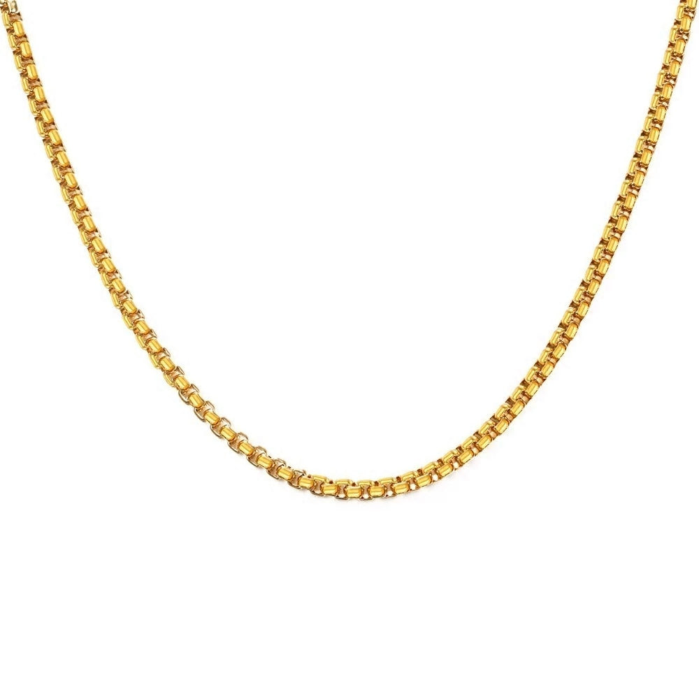 Stainless Steel Box Chain Necklace - Various
