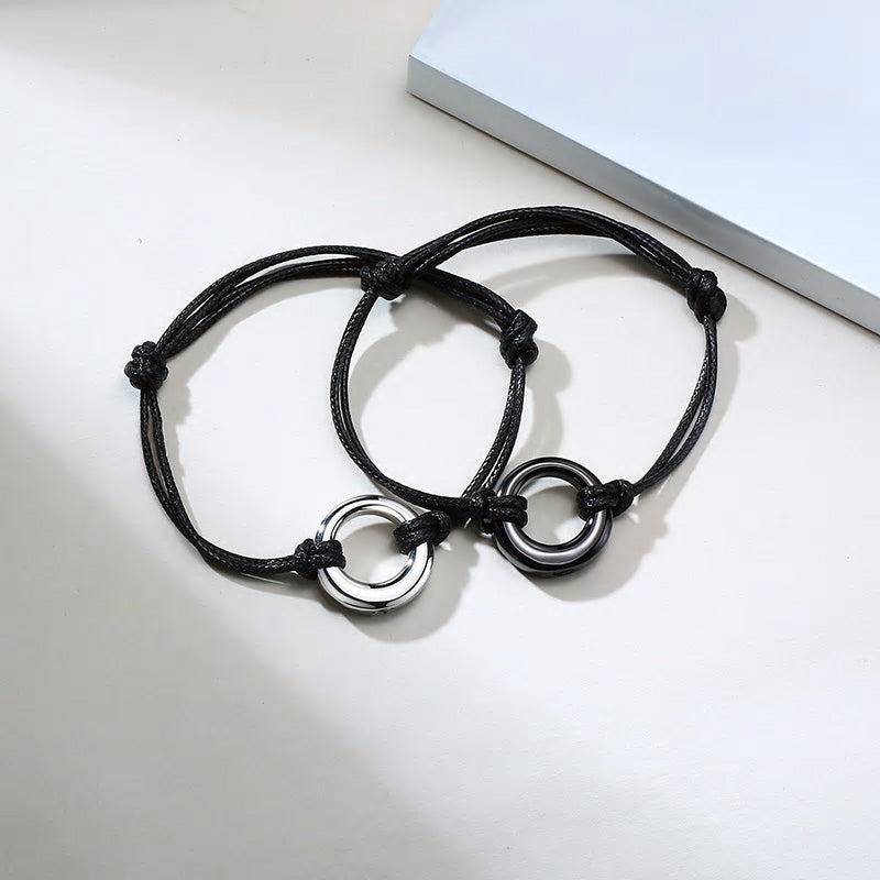 Stainless Steel Circle Of Life Urns Bracelet (For Human Or Pet Ashes)