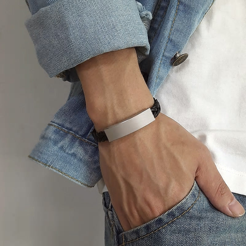 Stainless Steel Rectangular Bracelet