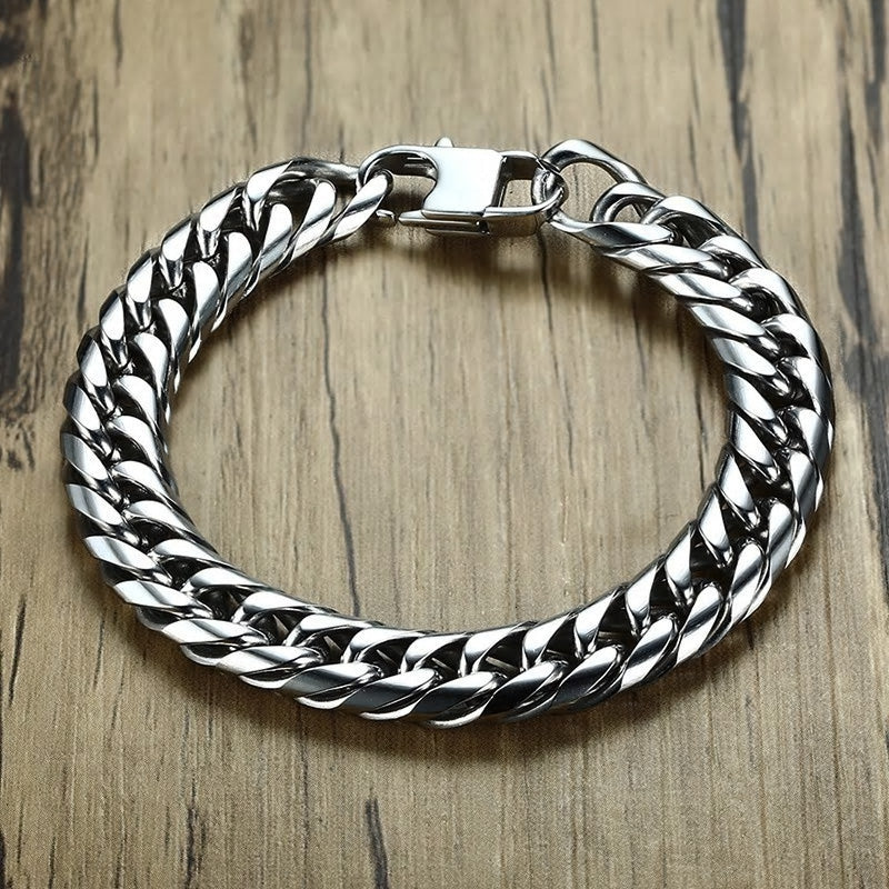 Stainless Steel Curb Chain Bracelet - Various