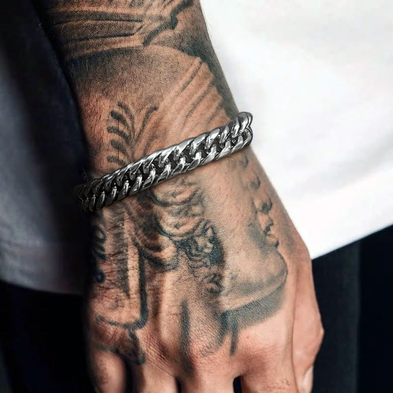 Stainless Steel Curb Chain Bracelet - Various