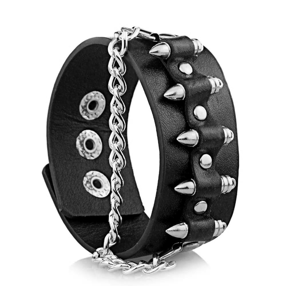 Bullet Leather Bracelet