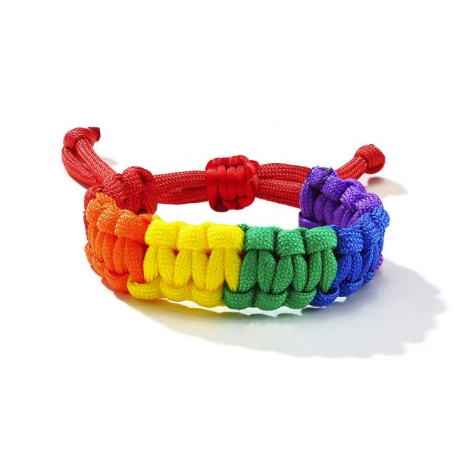 Handmade Beach Rainbow Braided Anklet or Bracelet - Various