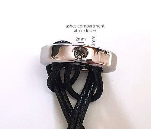 Stainless Steel Circle Of Life Urns Bracelet (For Human Or Pet Ashes)