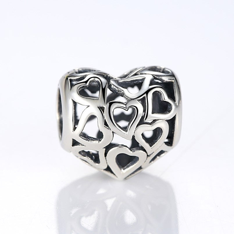 Sterling Silver In Love Hypoallergenic Bead Charm