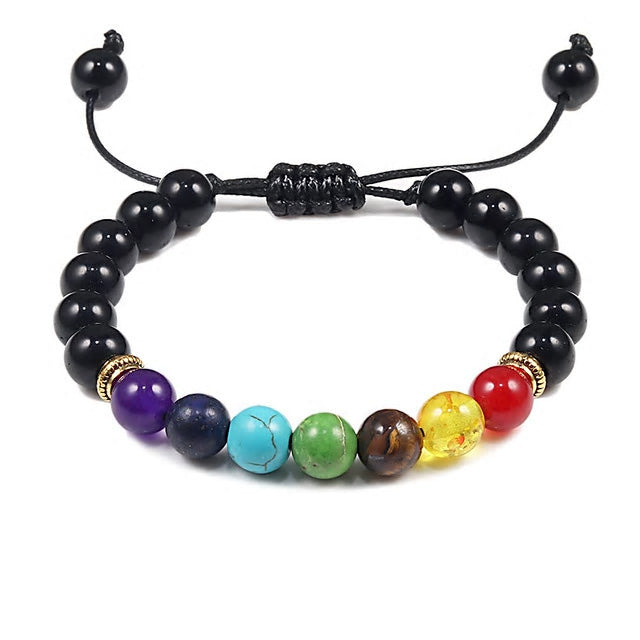 7 Chakras Healing Balance Rope Bracelet - Various