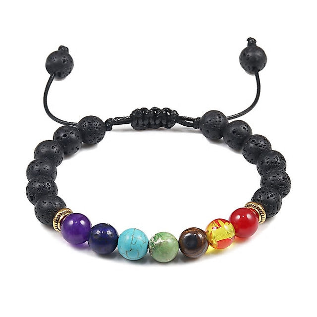 7 Chakras Healing Balance Rope Bracelet - Various