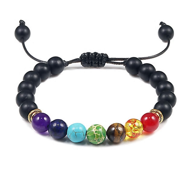 7 Chakras Healing Balance Rope Bracelet - Various