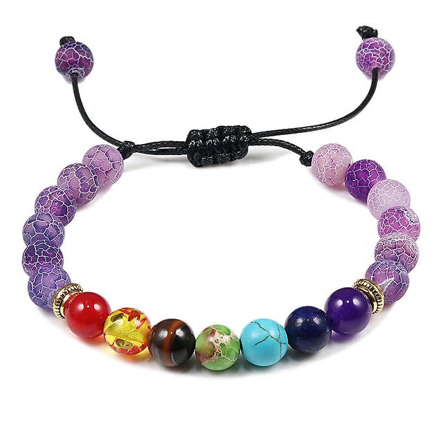 7 Chakras Healing Balance Rope Bracelet - Various