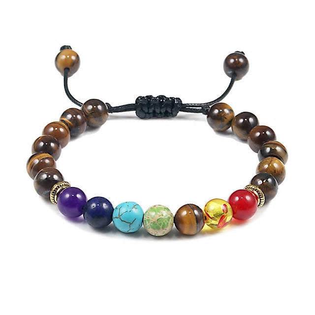 7 Chakras Healing Balance Rope Bracelet - Various