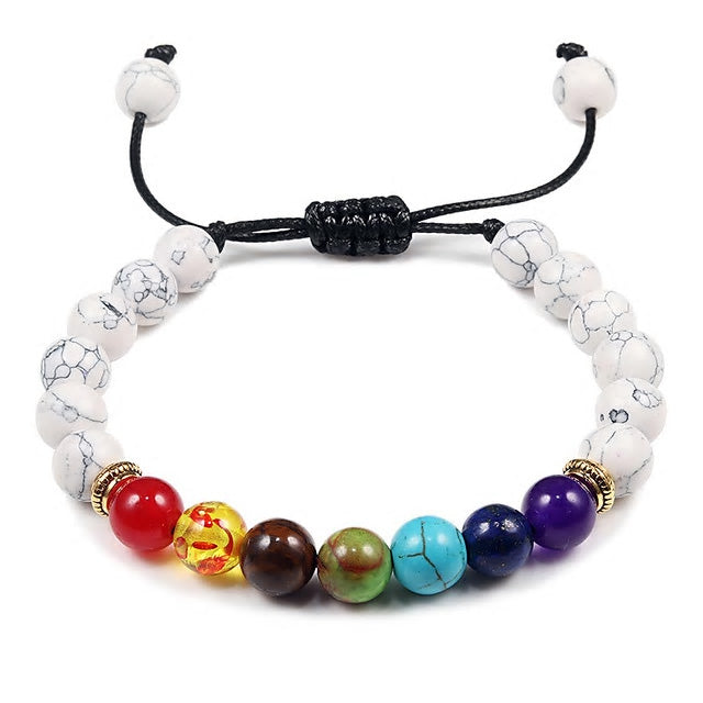 7 Chakras Healing Balance Rope Bracelet - Various