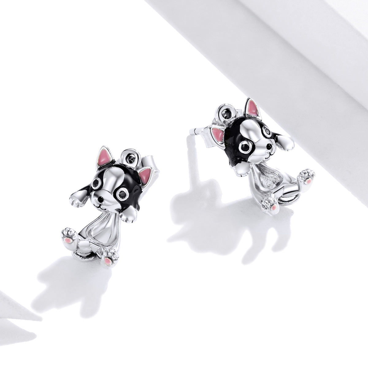 Sterling Silver Pet Adjustable Stud Hypoallergenic Earrings