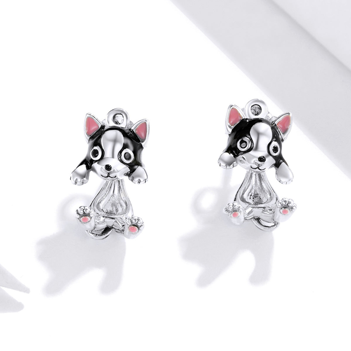 Sterling Silver Pet Adjustable Stud Hypoallergenic Earrings
