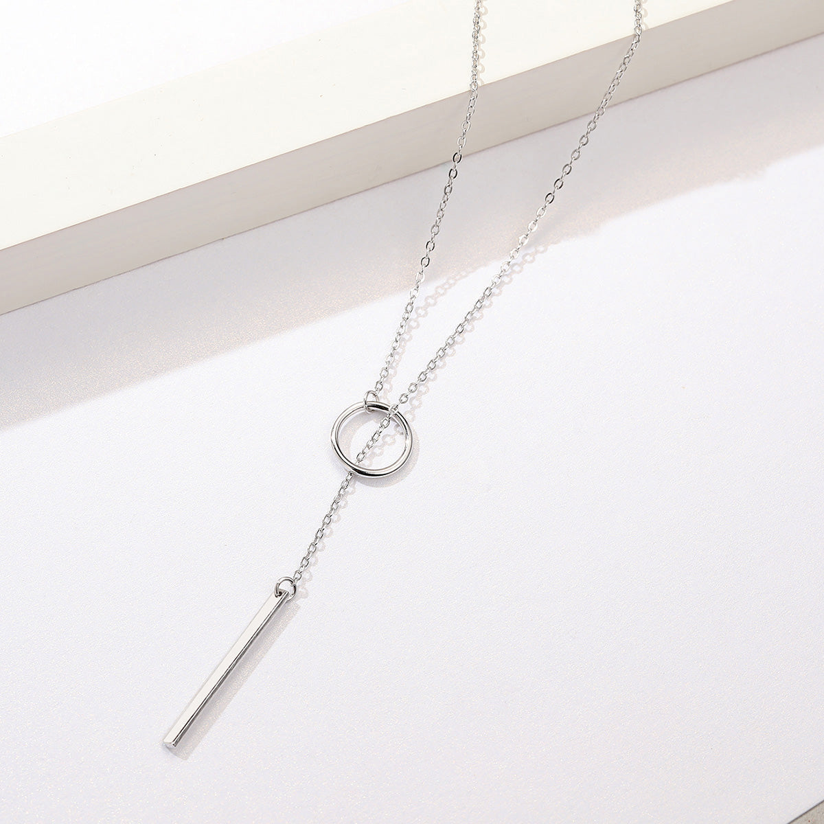 Sterling Silver Fine Pillar Hypoallergenic Necklace