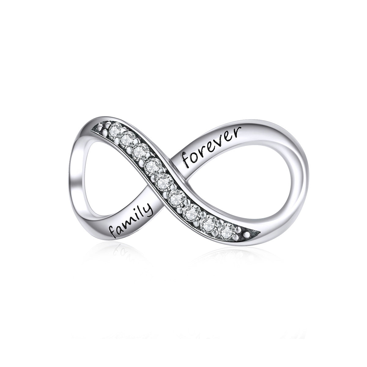 Sterling Silver Infinity Hypoallergenic Bead Charm