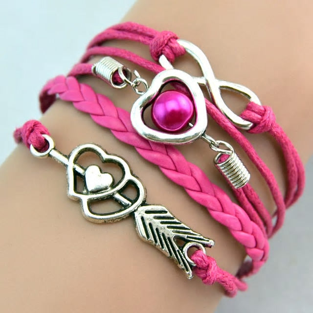 Girls Infinity Love Bracelet