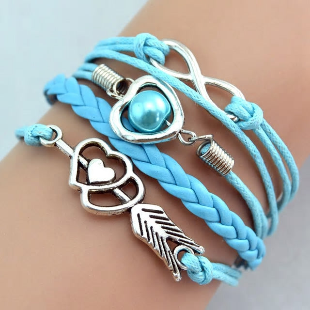 Girls Infinity Love Bracelet