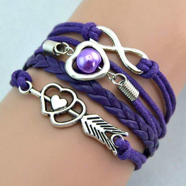 Girls Infinity Love Bracelet